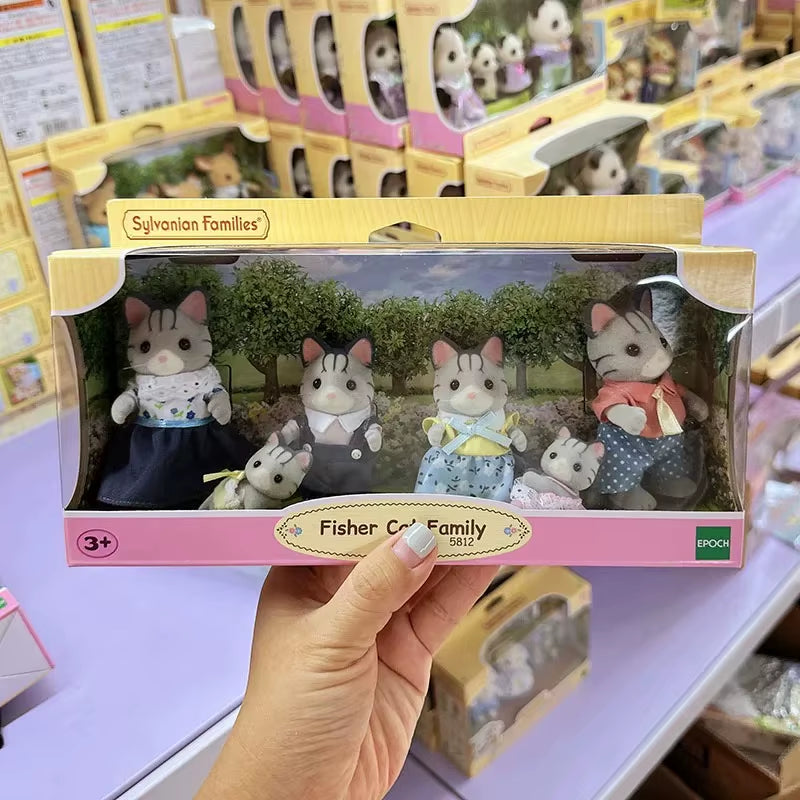 In Stock 2024 New Anime Action Figures Ternurines Sylvanian Familiy Children Toy Collection Kid Birthday Gift
