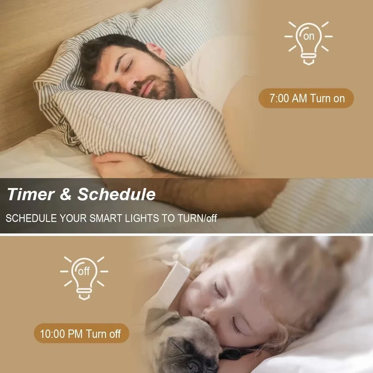 B22 Smart Life Light Bulb Tuya Wifi Bulb RGB 12W 18W Color Changing LED 220V APP Compatible with Alexa Google Home Voice Control