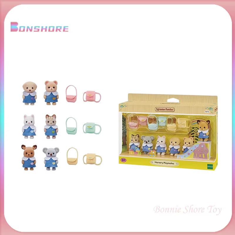 In Stock 2024 New Anime Action Figures Ternurines Sylvanian Familiy Children Toy Collection Kid Birthday Gift