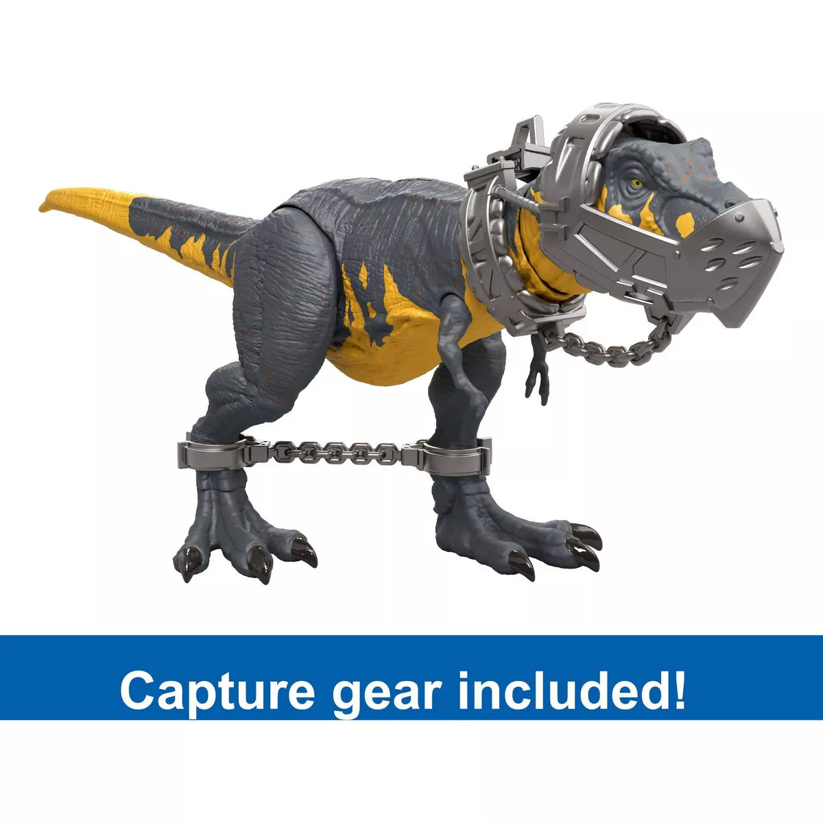Jurassic World Tyrannosaurus Rex Off-Road Tracker Pack: Action Figure Playset, Ages 4+, 11 Pieces