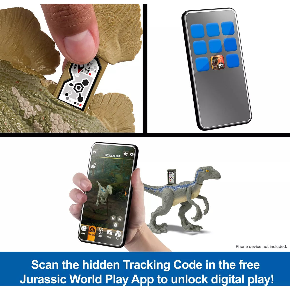 Jurassic World Tyrannosaurus Rex Off-Road Tracker Pack: Action Figure Playset, Ages 4+, 11 Pieces