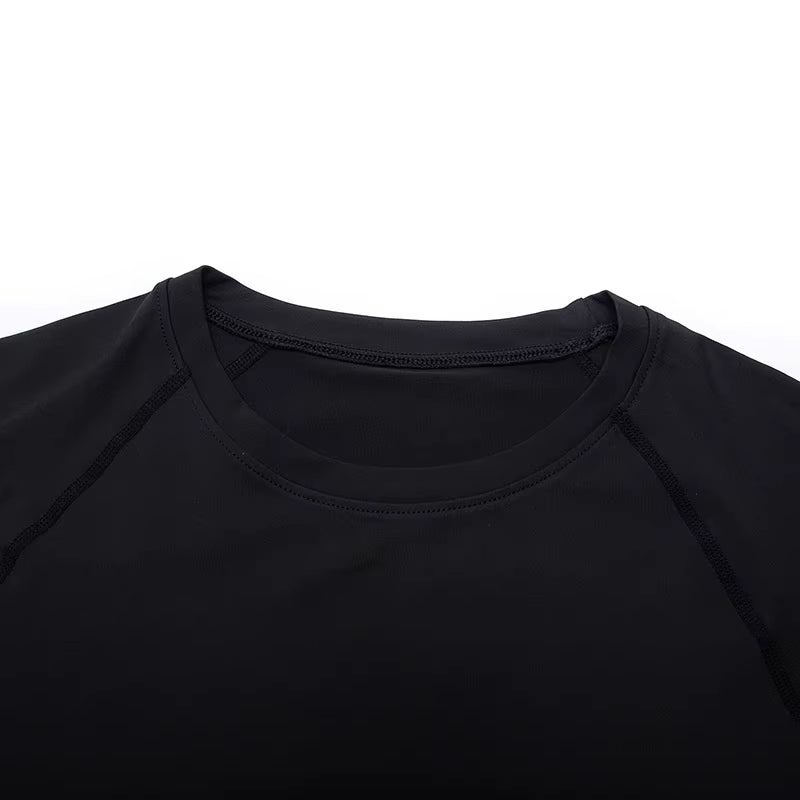 Men Running Compression T-Shirt Long Sleeves Sport Tees Gym Fitness Sweatshirt Male Jogging Tracksuit Homme Athletic Shirt Tops
