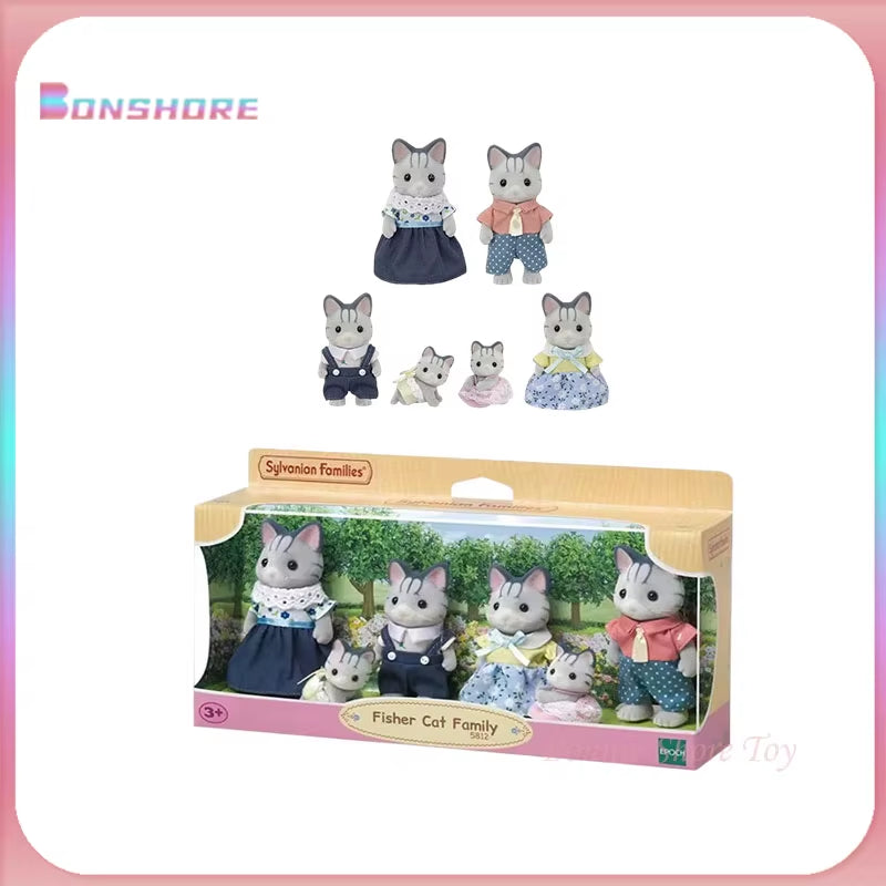 In Stock 2024 New Anime Action Figures Ternurines Sylvanian Familiy Children Toy Collection Kid Birthday Gift