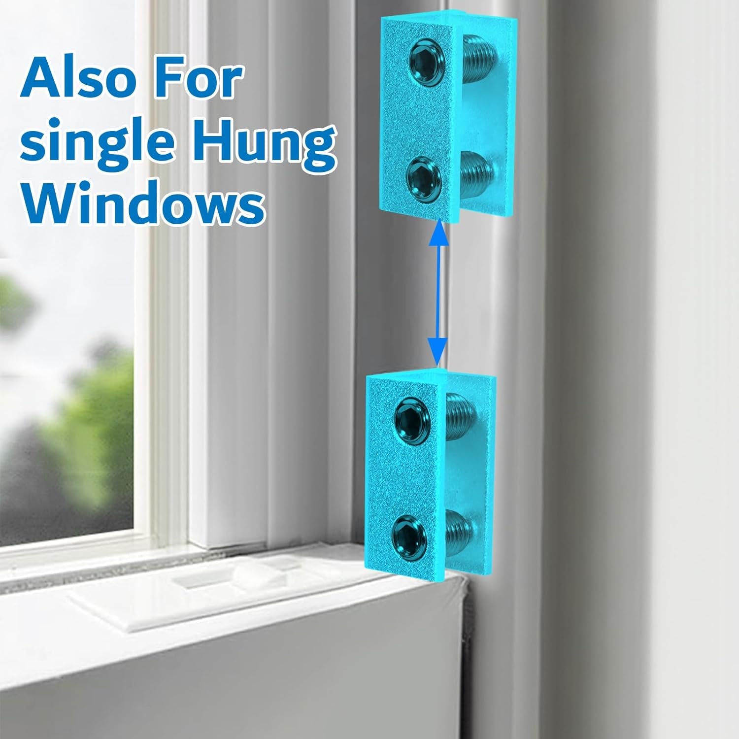 Sliding Window Locks Security Adjustable - Aluminum Window Stoppers Lock for Vertical Horizontal Sliding Door Lock
