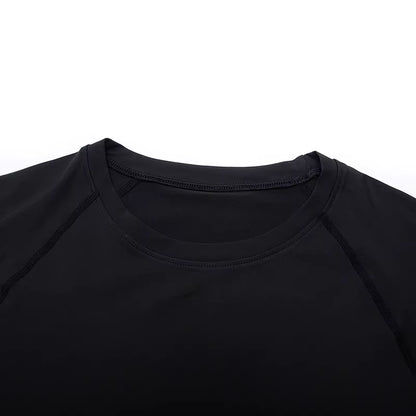 Men Running Compression T-Shirt Long Sleeves Sport Tees Gym Fitness Sweatshirt Male Jogging Tracksuit Homme Athletic Shirt Tops