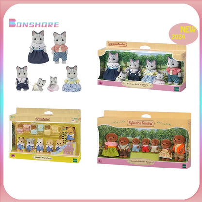 In Stock 2024 New  Anime Action Figures Ternurines Sylvanian Familiy Children Toy Collection Kid Birthday Gift
